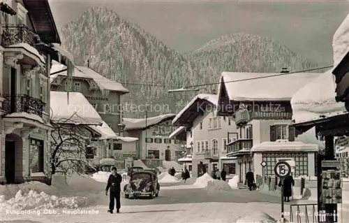 AK / Ansichtskarte Ruhpolding Bayern Hauptstrasse