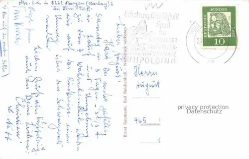 AK / Ansichtskarte Ruhpolding Bayern Hauptstrasse