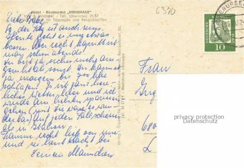 AK / Ansichtskarte Grosser Feldberg Taunus Hotel Restaurant Hohemaar Fliegeraufnahme