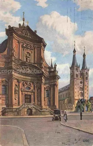 AK / Ansichtskarte Verlag Wiedemann WIRO Nr. 2933 Wuerzburg Neumunster Dom