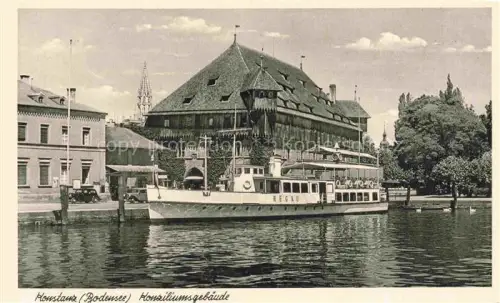 AK / Ansichtskarte Dampfer Binnenschifffahrt Konstanz Bodensee Konziliumsgebaeude 