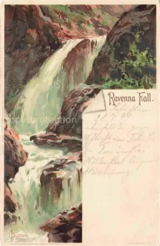 AK / Ansichtskarte BIESE Carl Karl Kuenstlerlitho Ravenna Fall