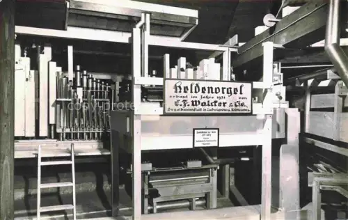 AK / Ansichtskarte Orgel Kirchenorgel Organ Orgue Ludwigsburg Heldenorgel  