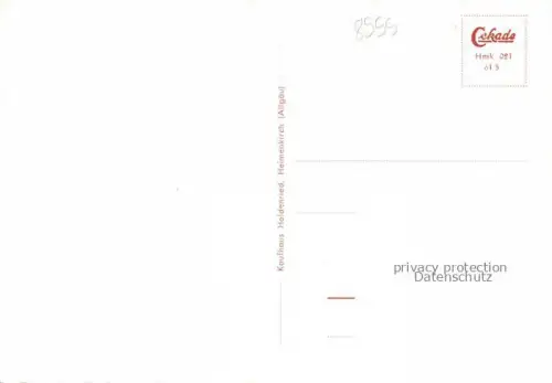 AK / Ansichtskarte Heimenkirch Ortsansicht mit Kirche Gasthof Sonne Kinder- und Jugendgenesungsheim