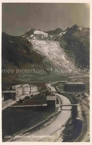 AK / Ansichtskarte Gletscher Glacier Glaciar Ghiacciaio-- Rhonegletscher