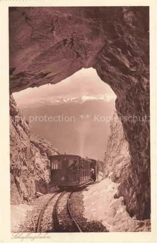 AK / Ansichtskarte Zahnradbahn Standseilbahn Furniculaire Rack Railway-- Schafbergbahn 