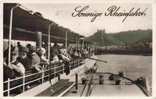 AK / Ansichtskarte Dampfer Seitenrad Sonnige Rheinfahrt 