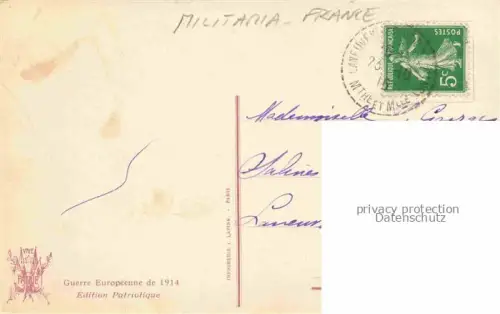AK / Ansichtskarte Militaria France General Langle Cary 