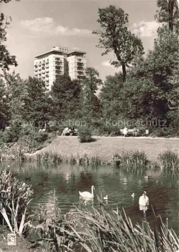 AK / Ansichtskarte BERLIN  CITY Am Neuen See im Tiergarten und Hochhaus Hansaviertel