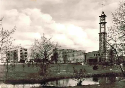 AK / Ansichtskarte BERLIN  CITY Hansaviertel mit Kaiser Friedrich Kirche