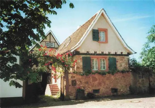 AK / Ansichtskarte Rhodt Rietburg Weinstrasse Rheinland-Pfalz Winzerhaus von 1608