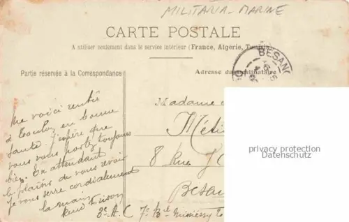 AK / Ansichtskarte Militaria Marine France Canot Major d Escadre