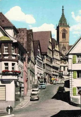 AK / Ansichtskarte Pfullendorf Sigmaringen BW Motiv in der Altstadt Kirchturm