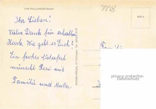 AK / Ansichtskarte Pfullendorf Sigmaringen BW Motiv in der Altstadt Kirchturm