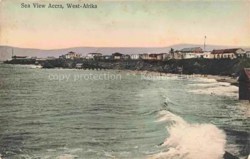 AK / Ansichtskarte Accra Ghana Sea view