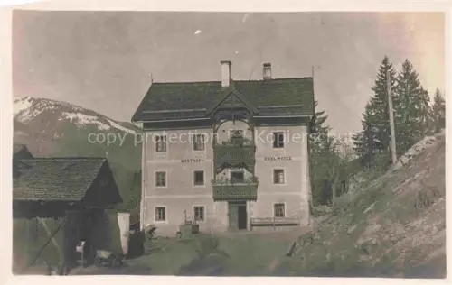 AK / Ansichtskarte Birnbaum Lesachtal Kaernten AT Gasthaus Edelweis Wiener Kunstwerkstaette Nr. 612