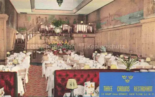 AK / Ansichtskarte NEW YORK City USA The Crowns Restaurant