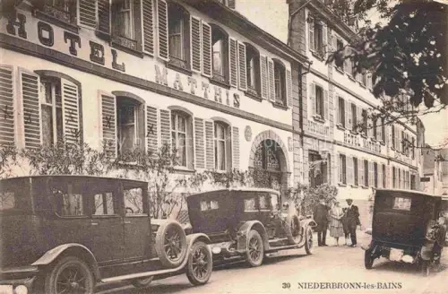 AK / Ansichtskarte Niederbronn-les-Bains Bad Niederbronn 67 Bas-Rhin Hotel Matthis
