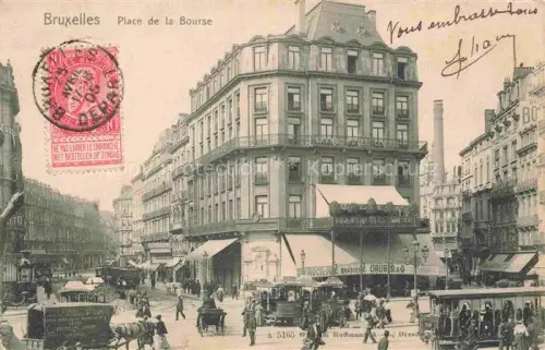 AK / Ansichtskarte BRUXELLES Bruessel Brussels Place de la Bourse