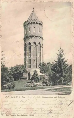AK / Ansichtskarte COLMAR 68 Haut-Rhin Wasserturm und Anlagen