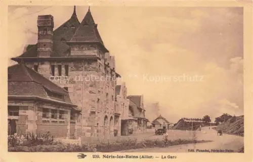 AK / Ansichtskarte Neris-les-Bains Montlucon 03 Allier La gare Bahnhof