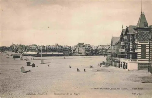 AK / Ansichtskarte BERCK-PLAGE 62 Panorama de la plage