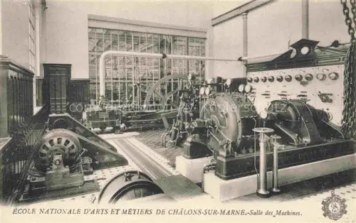 AK / Ansichtskarte Chalons-sur-Marne Chalons-en-Champagne 51 Marne Ecole Nationale d'Arts et Métiers Salle des Machines
