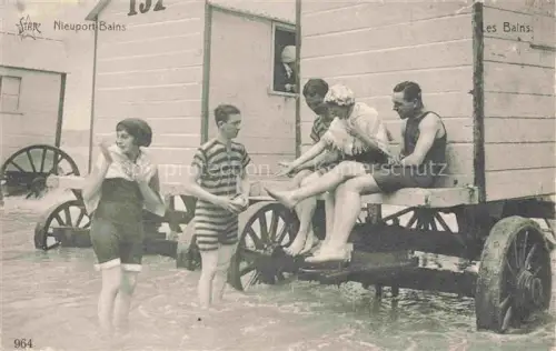 AK / Ansichtskarte NIEUPORT Nieuwpoort West-Vlaanderen Belgie Les bains