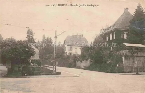 AK / Ansichtskarte MULHOUSE Muehlhausen 68 Haut-Rhin Rue du Jardin Zoologique