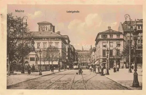 AK / Ansichtskarte MAINZ  Rhein Ludwigstrasse Feldpost