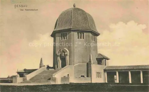 AK / Ansichtskarte DEssAU-ROssLAU Das Krematorium Feldpost