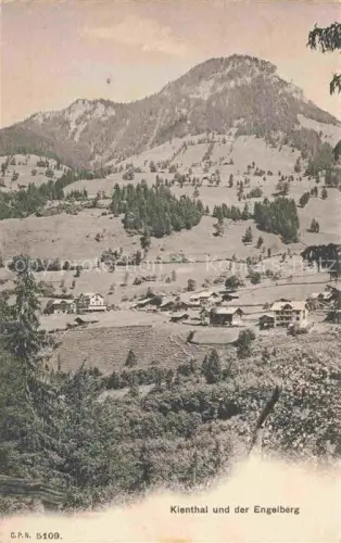 AK / Ansichtskarte Kienthal Kiental Frutigen BE Panorama Blick gegen den Engelberg