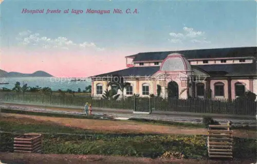 AK / Ansichtskarte MANAGUA_Nicaragua Hospital frente al lago 