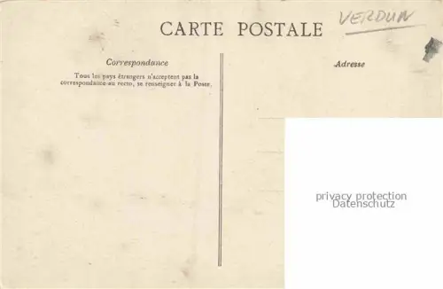 AK / Ansichtskarte VERDUN  55 Meuse Landkarte Départements Meuse Porte de la Chausee Edition de la Chocolaterie d'Aiguebelle