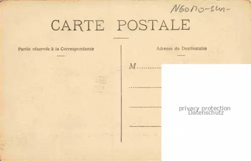 AK / Ansichtskarte Ngomo-sur-L Ogooue Gabon Gabun Vue générale de la Mission Protestante