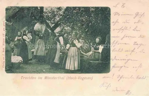 AK / Ansichtskarte Muensterthal Elsass Munster 68 Alsace Haut-Rhin Trachten