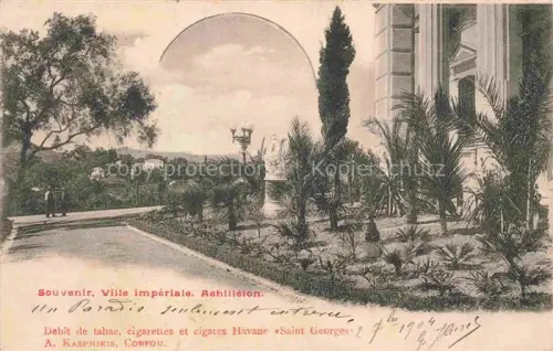 AK / Ansichtskarte CORFOU Korfu Corfu Greece Villa impériale Achilleton