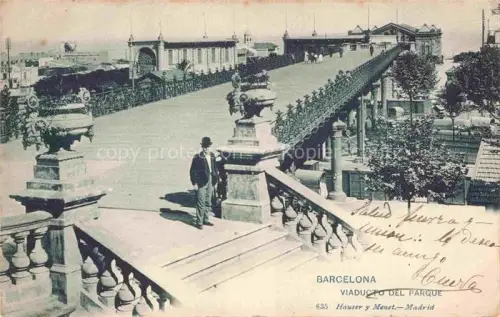 AK / Ansichtskarte BARCELONA Cataluna ES Viaducto del parque