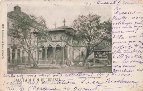 AK / Ansichtskarte Bucuresti Bukarest Bucaresti RO Biserica Stavropolcos
