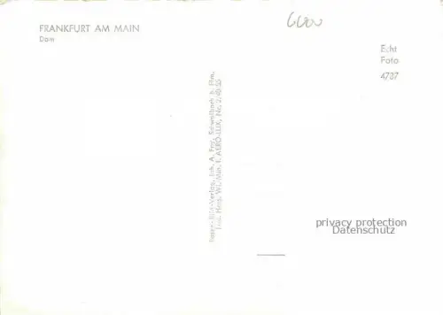 AK / Ansichtskarte FRANKFURT AM MAIN Dom Fliegeraufnahme