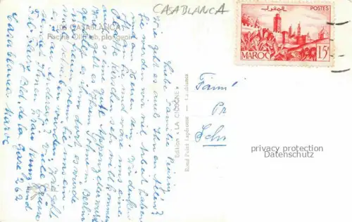 AK / Ansichtskarte CASABLANCA Maroc Piscine Orthlieb plongeoir