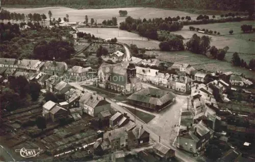 AK / Ansichtskarte Launois-sur-Vence Charleville-Mezieres 08 Ardennes Vue aérienne Eglise Ecole des Filles