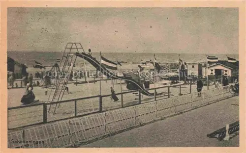 AK / Ansichtskarte SCHEVENINGEN Den Haag Zuid-Holland NL Kinderspielplatz am Strand