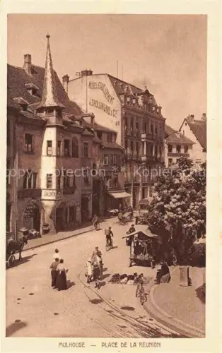 AK / Ansichtskarte MULHOUSE Muehlhausen 68 Haut-Rhin Place de la Réunion