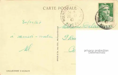 AK / Ansichtskarte MULHOUSE Muehlhausen 68 Haut-Rhin Passage de l'Hôtel de Ville