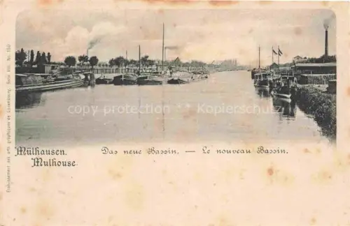 AK / Ansichtskarte Muelhausen Elsass Das neue Bassin