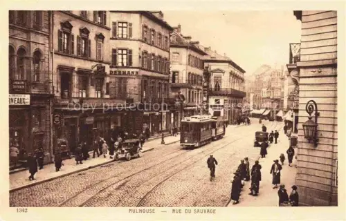 AK / Ansichtskarte MULHOUSE Muehlhausen 68 Haut-Rhin Rue du Sauvage