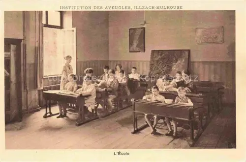 AK / Ansichtskarte Illzach  MULHOUSE 68 Haut-Rhin Institution des Aveugles Ecole