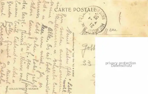 AK / Ansichtskarte MULHOUSE Muehlhausen 68 Haut-Rhin Rue du Sauvage