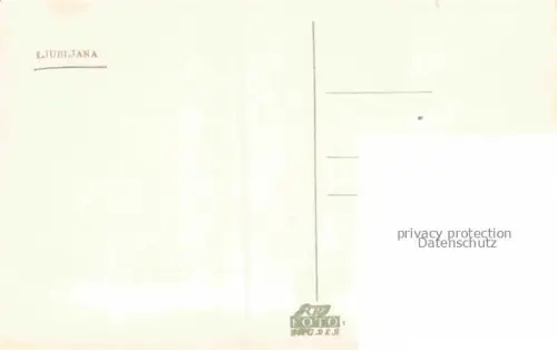 AK / Ansichtskarte LJUBLJANA Laibach Slovenia Motiv im Stadtzentrum Bruecke